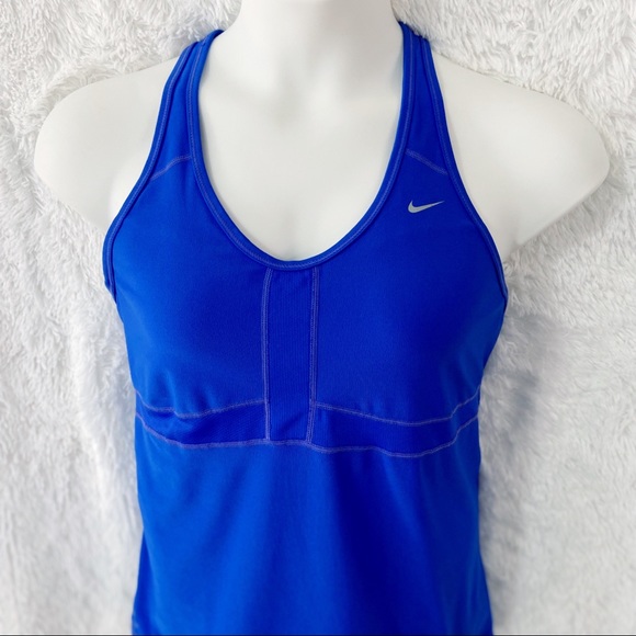 Nike Dri Fit Blue Active Tank Size 1X - Picture 3 of 5